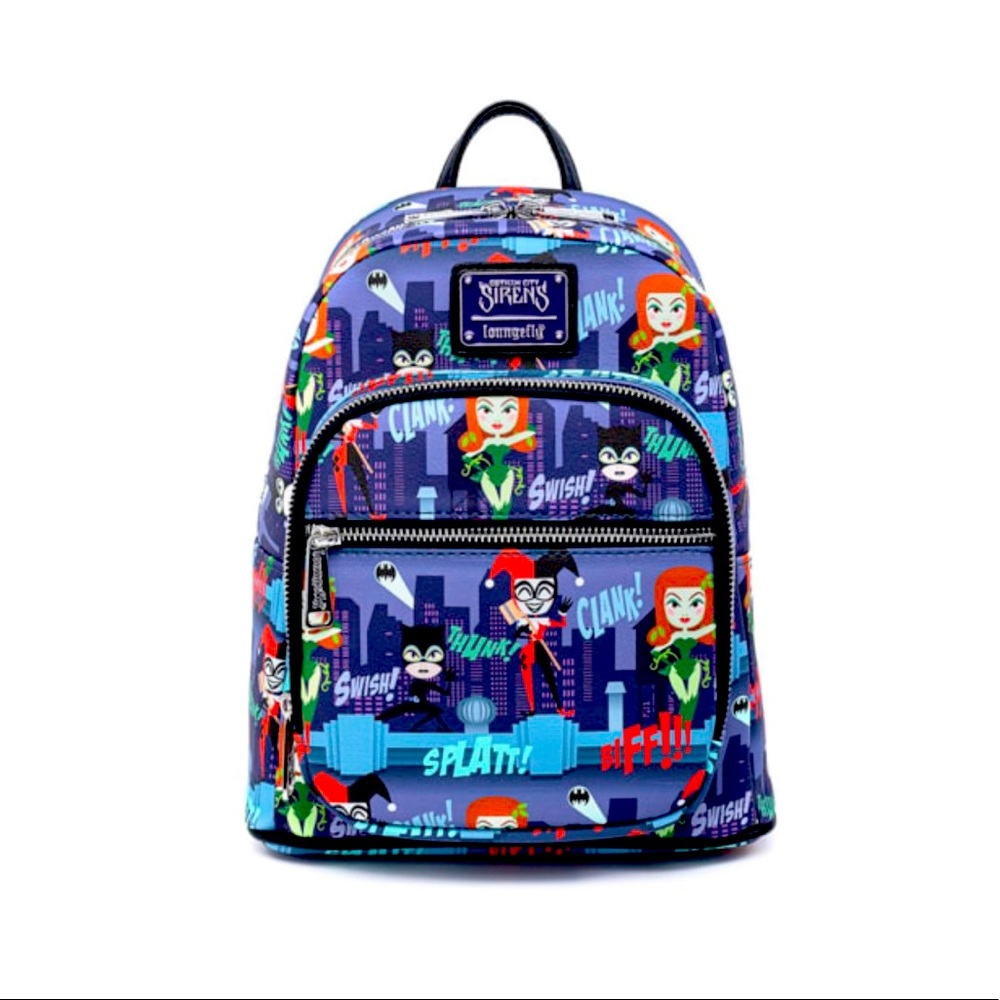 Dc Comics Sirens Loungefly Backpack Purse